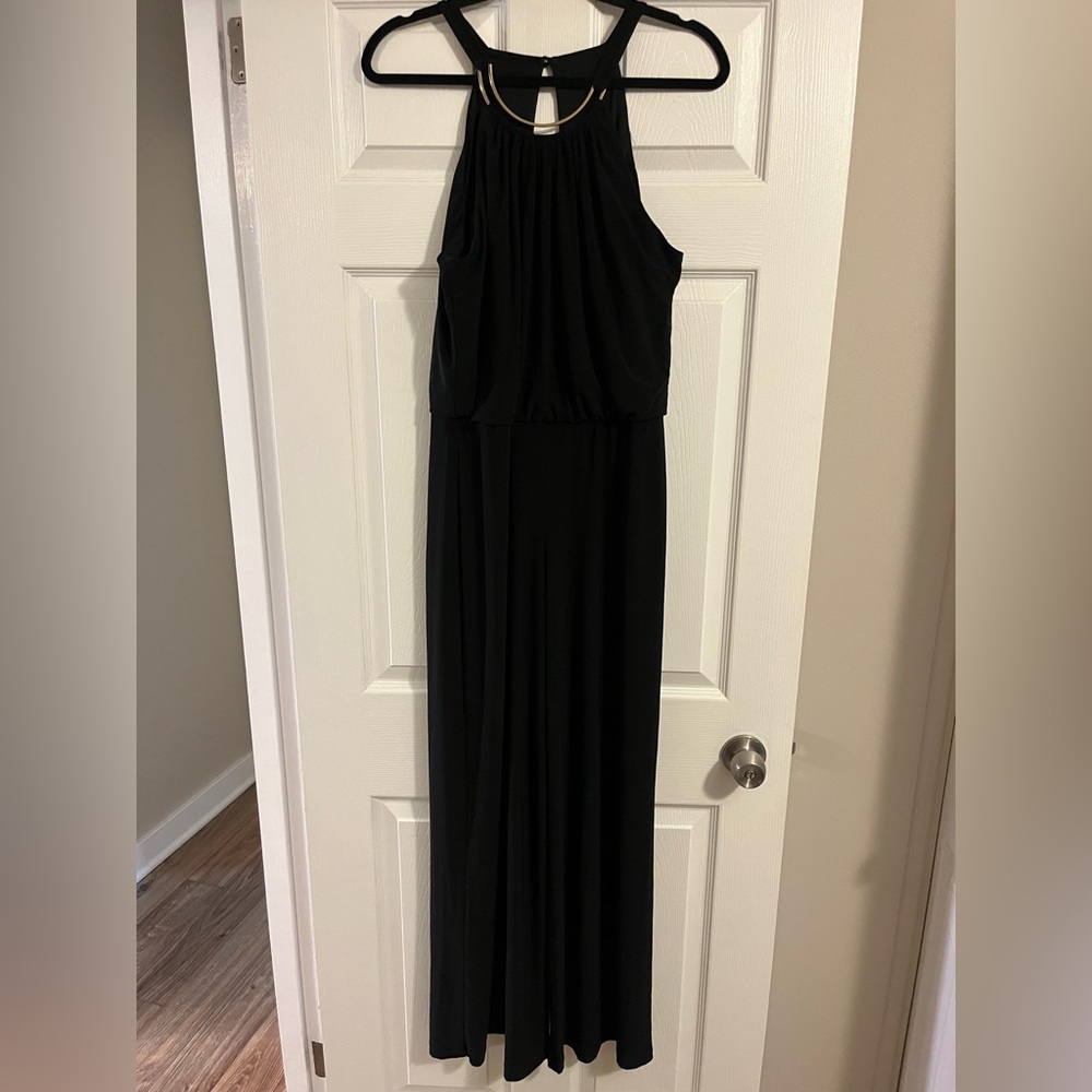 Bisou Bisou Black and Golf Jumpsuit